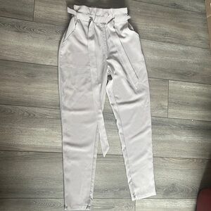 XS204 Simplee ruffled top dress pant